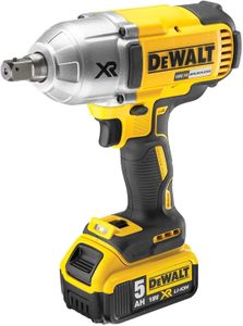 DEWALT 18V Cordless High Torque Impact Wrench – 2x5Ah Batteries, Brushless