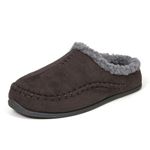 Deer Stags Men's Nordic Slipper, Charcoal, 9 UK