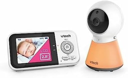 VTech BM3350N 2.8" Full Colour Video Baby Monitor with Night Light, 2-Way Talk, Soothing Sounds, Room Temperature Monitor, up to 19 Hours Battery Life