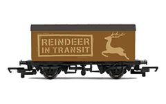 Hornby R60053 (ExThomas) Santa's Reindeer Wagon Railroad Rolling Stock, Red