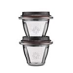 Vitamix Ascent Series Blending Bowls, Two 8 oz. with SELF-DETECT, Clear - 66192 - (Does not include Base Blade)