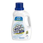 OxiClean White Revive Enzyme Laundry Stain Remover Liquid, Effective on Grease, Blood, Wine Stains and More - Colour Safe, Chlorine Bleach-Free, 1.47 L