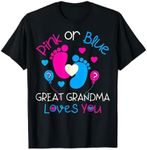 Pink Or Blue Great Grandma Loves Yo