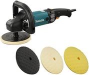 Makita 9237CX1 7-Inch Electronic Polisher with 3 Pads