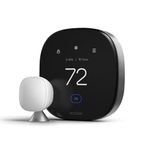 New ecobee Smart Thermostat Premium with Smart Sensor and Air Quality Monitor - Programmable Wifi Thermostat - Works with Siri, Alexa, Google Assistant