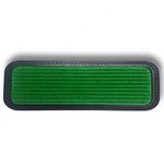 Mats Avenue Polypropylene and Rubber Striped Patterned Step and Stair Door Mat Green Color Washable 25x75 CM Extra Large