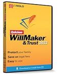 Quicken WillMaker and Trust Software 2022 By Nolo - Estate Planning Software - Includes Will, Living Trust, Health Care Directive, Financial Power of Attorney – Secure - Legally Binding - CD- PC/Mac