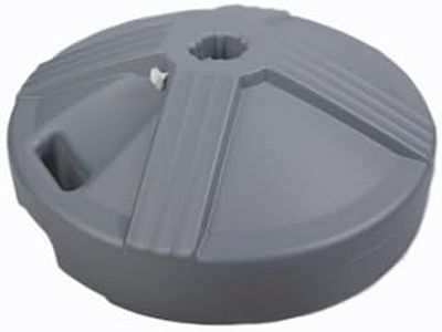 US Weight Durable 50 Pound Umbrella Base Designed to be Used with a Patio Table (Grey)