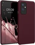 kwmobile Case Compatible with OnePlus 9 (EU/NA Version) Case - TPU Silicone Phone Cover with Soft Finish - Tawny Red