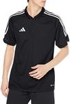 Adidas MMK65 Men's Soccer Tiro 23 League Polo Shirt, Black (HS3578), M