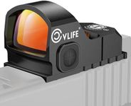 CVLIFE WolfProwl Red Dot Sight for Pistol Compatible with RMR Footprint, 3 MOA Compact Reflex Sight with Adapter Plate for MOS, Motion Awake Pistol Red Dot for RMR Footprint