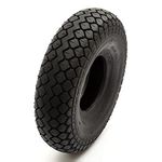 2 Tyre 4.00-5 Black Diamond Block Tread Fits Mobility Scooter 5 Inch Wheel Rim 4 Ply