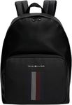Tommy Hilfiger Men TH FOUNDATION DOME BACKPACK, Black, One Size