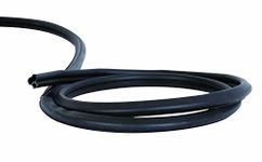 Stormguard Replacement Rubber UPVC window door gasket seal draught proofing excluder (6 Meters, Black)