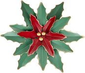 Northlight Small Metal Poinsettia C