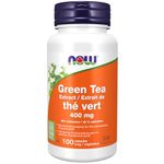 NOW Supplements Green Tea Extract 400mg Capsules, 100 Capsules