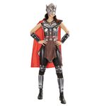 Rubies Official Marvel Thor Love & Thunder Movie, Mighty Thor Ladies Deluxe Costume, Adult Fancy Dress - Small Halloween Halloween