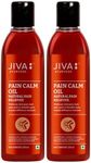 Jiva Pain Calm Oil - Quick Relief for Joints, Back, Knee, Shoulder and Muscular Pain - 120 ml, Pack of 2