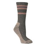 Carhartt Women's Thermal Heavy Duty Crew 2-Pair Socks Casual, Gray, One Size (Pack of 2)