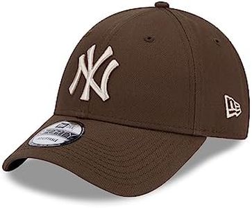 New Era New York Yankees MLB 9Forty Cap verstellbar Teamlogo Kappe Curved Braun - One-Size