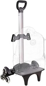 Amythe Chariot pour sacs à dos, Trolley Alliage d'aluminium à 6 Roues Chariots Pliable pour Fille Garcon l'école ou les Voyages