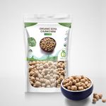 Organic Delight Chunks Mini 1800Gm Usda Certified Healthy & Tasty Soya Bean Chunks With Natural High Protein Source Of Dietary High Fiber Fresh Soya Wadi 1800 Gm