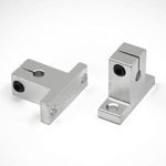 Techtonics SK8 8mm Bore Linear Rail Shaft Optical Axis Clamping Guide End Support For Xyz Axis (Quantity: 2 Pcs)