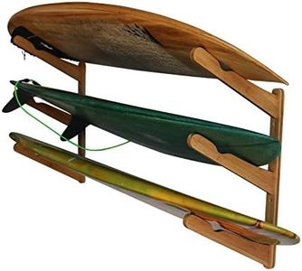 Cor Surf Triple 3 Board Surfboard Wood Wall Rack Display For Surfboard Longboard Shortboard Bamboo