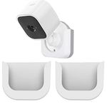 2 Pack Wall Mount Fit for Blink Mini Camera, Window Mount with Strong Adhesive Tape Holder Stand Fits for Blink Mini Indoor Camera, Easy to Install, No Screws Bracket Stand,White Tape