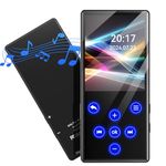 Gueray 128GB MP3 Player with Bluetooth Portable Digital Music Player with HiFi Sound Built-in Speaker Support FM Radio Voice Recorder TF Card