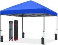 ABCCANOPY Pop Up Canopy - 8x8 Outdoor Patio Portable Canopy Tent Heavy Duty for Backyard and Deck with 4 Sandbags(Royal Blue, 8x8)