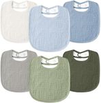 Susurration Muslin Baby Bibs 6 Pack