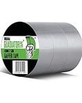 Gladiator® Duct Tape- 48mm x 50m (Pack of 3) - Strong Silver Gaffer Tape Heavy Duty Adhesive Cloth Tape, Super Sticky And Waterproof Gaffa Tape