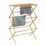 Honey Can Do Collapsible Clothes Drying Rack, Bamboo DRY-09508 Natural