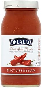 DeLallo Pomodoro Fresco Spicy Arrabbiata Sauce, 25.25oz Jar, 6-Pack