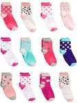 Simple Joys by Carter's Girls' Toddler 12-Pack Sock Crew, Cats, 4T/5T