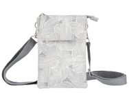 Coopay Crossbody Phone Bag Phone Pouch, Small Bag for Dog Walking, Mini Cross Body Bag for Travel, Hands Free Phone Carry Bag Women, Little Shoulder Bag, Lightweight Compact Cross Over Bag, Grey