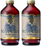 Portland Syrups Genuine Root Beer Syrup - Premium Beverage Concentrate for Authentic Cocktails, Soda, Ice Cream, Coffee Drinks, and More - 12 oz with 24 Servings (Pack of 2)