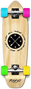 Yocaher Geometric, Wander, Candy Series of Standard Skateboards and Cruisers (Complete-09 - Mini - The Wander Natural, Mini Cruiser)