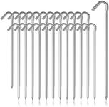 25 PCS Tent Pegs Heavy Duty, Metal 
