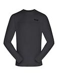 TCA Boys' Element Long Sleeve Lightweight Breathable Running Top - Football Kit for Kids - Castlerock, 12-14 Years