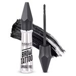 INSIGHT Cosmetics Brow Tattoo - Black|Natural Finsh|Long Lasting|Smudge Free|Transferproof|Sculpts & Defines-5 g