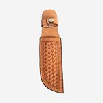 Wonder Care Genuine Leather Knife Sheaths Handmade Case Leather With Belt Loop Pocket Knife sheaths For Belt 4.7" Blade Fits Tan Knives Holster