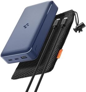 Spigen 30,000mAh, 22.5W Fast Charging Power Bank with QC3.0 22.5W for 1 USB-A Port, PD3.0 20W for 2 USB-C Ports - Navy Blue