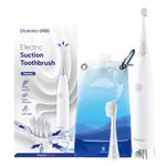 Bluereo G100 Electric Suction Toothbrush with Built-in Oral Suction, Sonic Vibration, LED Light, Portable for Dysphagia & Aspiration