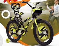 Hero Boomer Kids Cycle In 14" Wheel Size With Fat Tyre For Age Group 3-6 Years (Green), Rigid