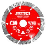 Freud-Diablo DB 6 Diamond Seg Turbo Mas CO, Multi, One Size, DMADST0600