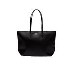 Lacoste Women's L.12.12 Concept Vertical Shopping Bag, Black, One Size