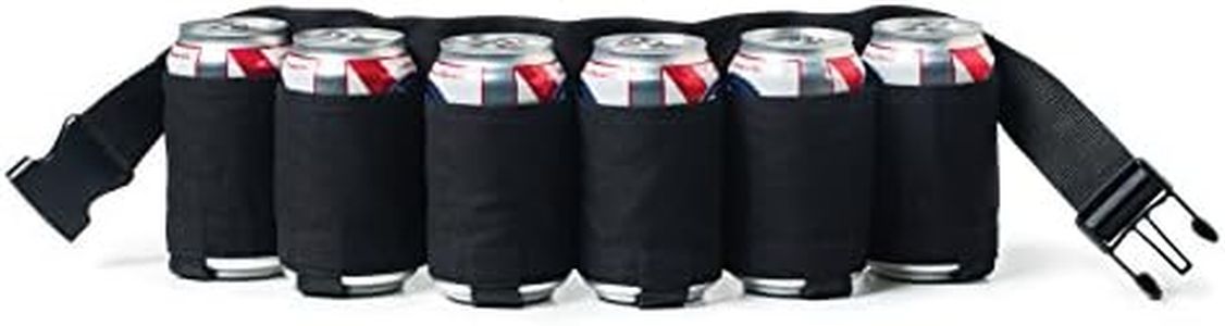 BigMouth Inc. Beer Belt, 6- Pack Beer Holster, Black