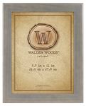 MCS Walden Woods 8.5x11 Inch Essentials Wide Frame, Gray (45884)